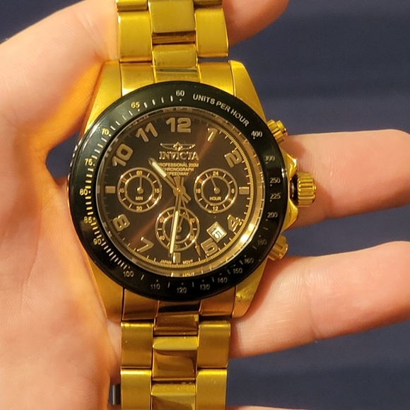 INVICTA SPEEDWAY ROSE GOLD PLATED WATCH. - Picture 4 of 12